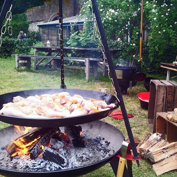 Outdoor cooking, buitenkoken activiteit Gelderland Lochem Eefde de Wijte breakout teamactiviteit teambuilding